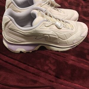 Salomon Beige and Lilac Men's Sneakers
